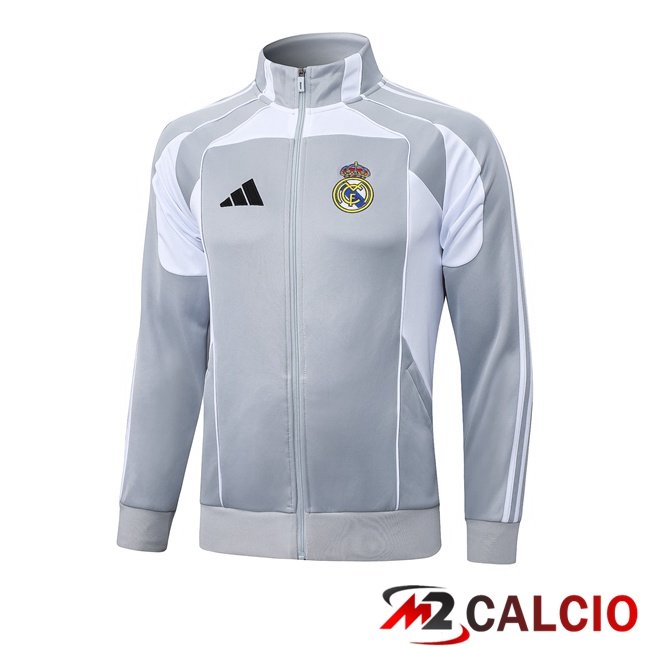 Maglie Calcio Personalizzate,Tute Calcio Squadre,Maglia Nazionale Italiana Calcio | Giacca Calcio Real Madrid Bianco 2025/2026