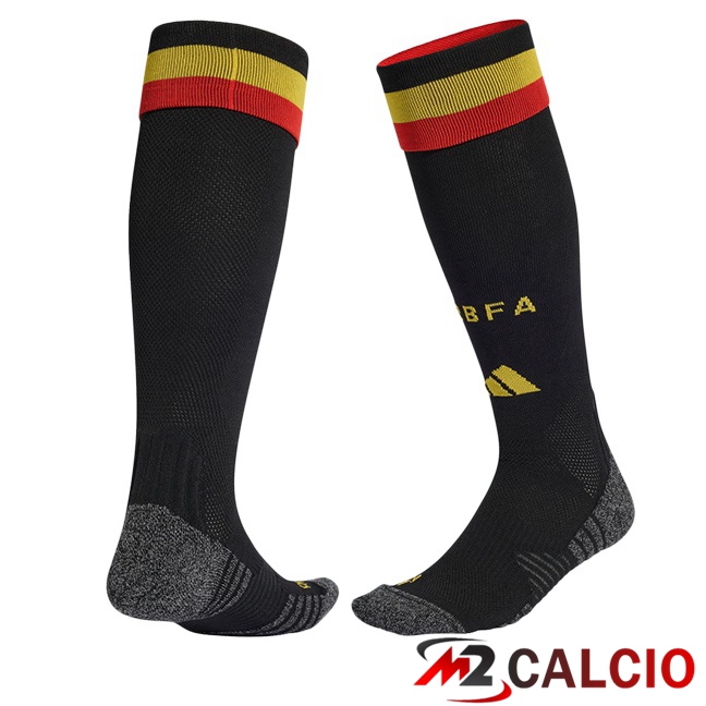 Maglie Calcio Personalizzate,Tute Calcio Squadre,Maglia Nazionale Italiana Calcio | Calzini Calcio Belgio Prima Nero 2026/2027