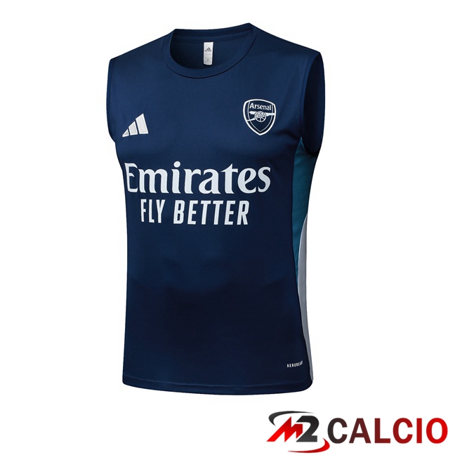 Maglie Calcio Personalizzate,Tute Calcio Squadre,Maglia Nazionale Italiana Calcio | Canotta Allenamento Arsenal Blu Reale 2025/2026