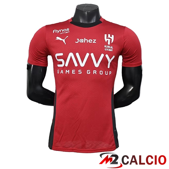 Maglie Calcio Personalizzate,Tute Calcio Squadre,Maglia Nazionale Italiana Calcio | Maglie Calcio Al-Hilal Edizione Speciale Rosso 2025/2026