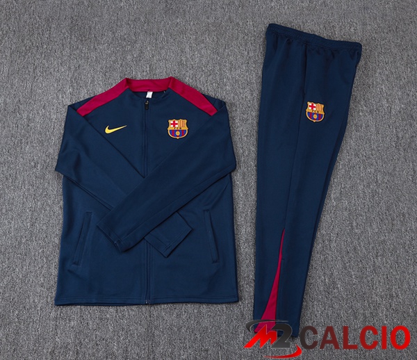 Insieme Tuta Calcio - Giacca FC Barcellona Blu Reale 2025/2026