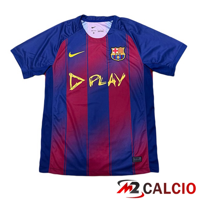 Maglie Calcio Personalizzate,Tute Calcio Squadre,Maglia Nazionale Italiana Calcio | Maglie Calcio FC Barcellona Prima PLAY Blu Rosso 2025/2026