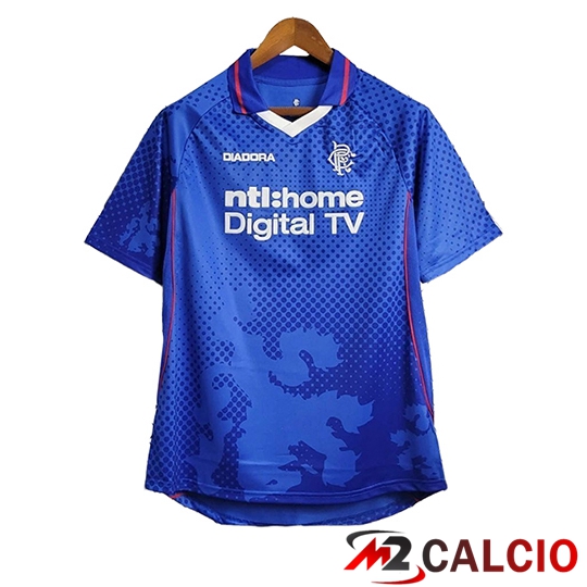 Maglie Calcio Personalizzate,Tute Calcio Squadre,Maglia Nazionale Italiana Calcio | Maglie Calcio Rangers FC Retro Prima 2002/2003