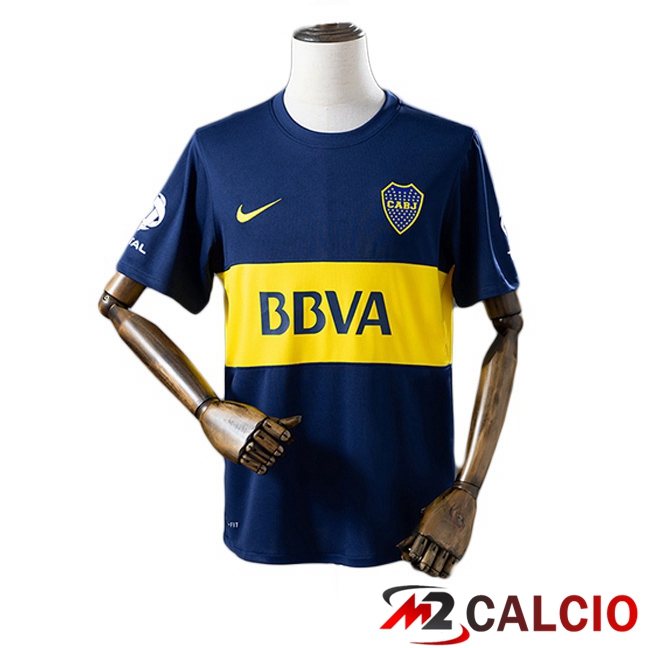 Maglie Calcio Personalizzate,Tute Calcio Squadre,Maglia Nazionale Italiana Calcio | Maglie Calcio Boca Juniors Retro Prima Blu Reale 2014-2015
