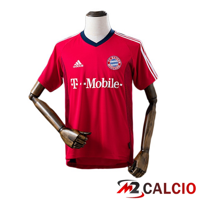 Maglie Calcio Personalizzate,Tute Calcio Squadre,Maglia Nazionale Italiana Calcio | Maglie Calcio Bayern Monaco Retro Terza Rosso 2002-2003