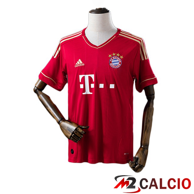 Maglie Calcio Personalizzate,Tute Calcio Squadre,Maglia Nazionale Italiana Calcio | Maglie Calcio Bayern Monaco Retro Prima Rosso 2012-2013