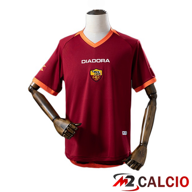 Maglie Calcio Personalizzate,Tute Calcio Squadre,Maglia Nazionale Italiana Calcio | Maglie Calcio AS Roma Retro Prima Rosso 2006-2007