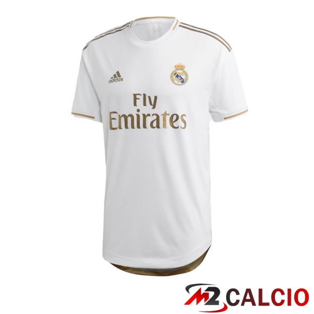 Maglie Calcio Personalizzate,Tute Calcio Squadre,Maglia Nazionale Italiana Calcio | Maglie Calcio Real Madrid Retro Prima Bianco 2019-2020