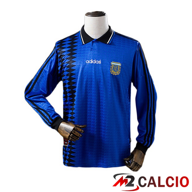 Maglie Calcio Personalizzate,Tute Calcio Squadre,Maglia Nazionale Italiana Calcio | Maglie Calcio Argentina Retro Seconda Blu 1994