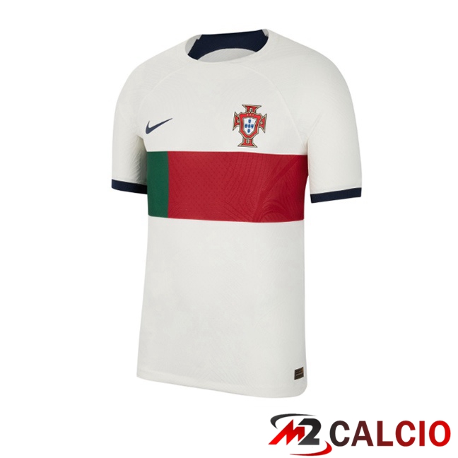 Maglie Calcio Personalizzate,Tute Calcio Squadre,Maglia Nazionale Italiana Calcio | Maglie Calcio Portogallo Retro Seconda Bianco 2022