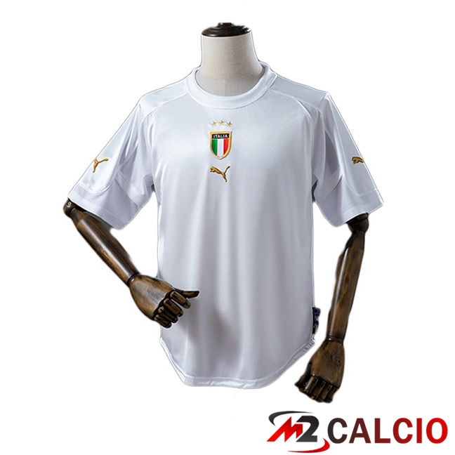 Maglie Calcio Personalizzate,Tute Calcio Squadre,Maglia Nazionale Italiana Calcio | Maglie Calcio Italia Retro Seconda Bianco 1994