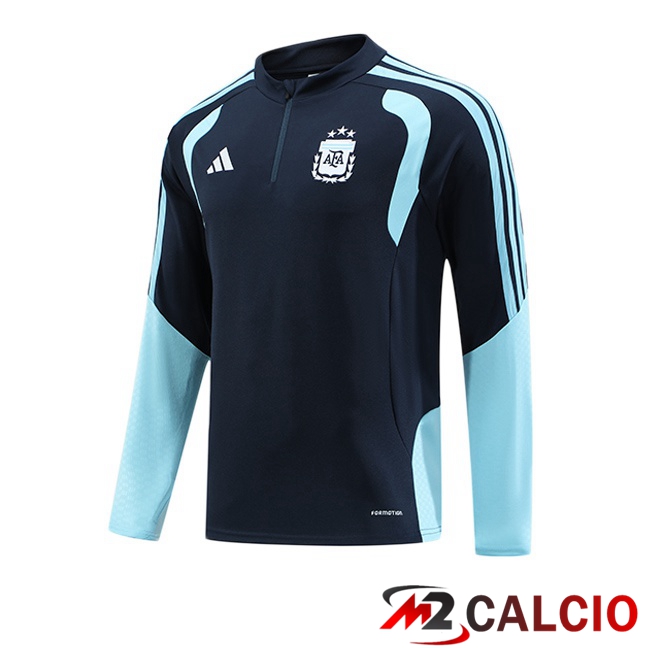 Maglie Calcio Personalizzate,Tute Calcio Squadre,Maglia Nazionale Italiana Calcio | Felpa Allenamento Argentina Blu Reale 2025/2026
