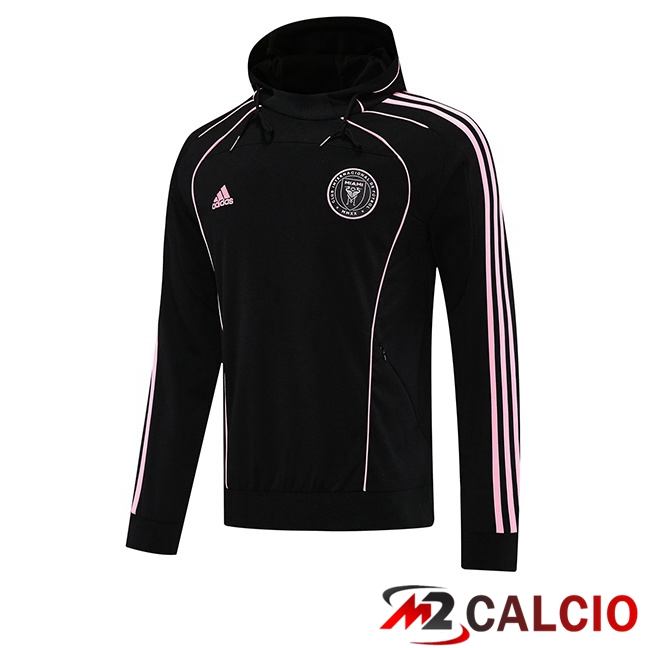 Maglie Calcio Personalizzate,Tute Calcio Squadre,Maglia Nazionale Italiana Calcio | Felpa Con Cappuccio Inter Miami CF Nero 2025/2026