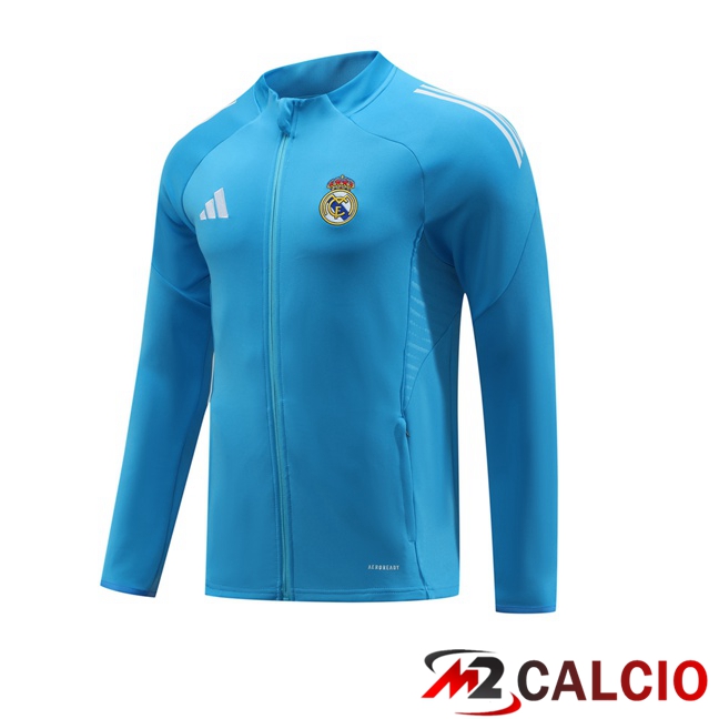 Maglie Calcio Personalizzate,Tute Calcio Squadre,Maglia Nazionale Italiana Calcio | Giacca Calcio Real Madrid Blu 2025/2026