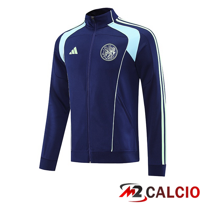 Maglie Calcio Personalizzate,Tute Calcio Squadre,Maglia Nazionale Italiana Calcio | Giacca Calcio AFC Ajax Blu Reale 2025/2026