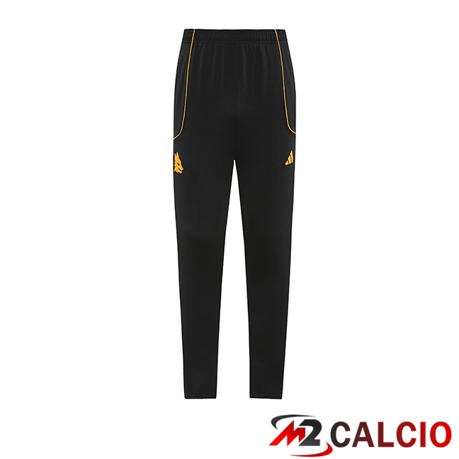 Maglie Calcio Personalizzate,Tute Calcio Squadre,Maglia Nazionale Italiana Calcio | Pantaloni Da Allenamento AS Roma Nero 2025/2026
