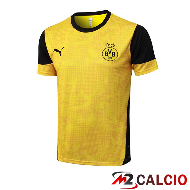 Maglie Calcio Personalizzate,Tute Calcio Squadre,Maglia Nazionale Italiana Calcio | T Shirt Allenamento Dortmund BVB Giallo 2025/2026
