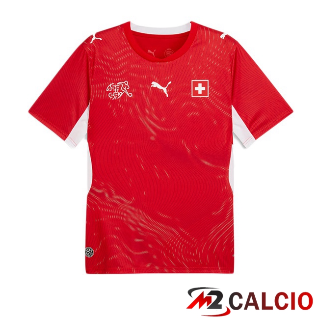 Maglie Calcio Personalizzate,Tute Calcio Squadre,Maglia Nazionale Italiana Calcio | Maglie Calcio Svizzero Prima Rosso 2026/2027