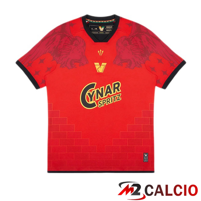 Maglie Calcio Personalizzate,Tute Calcio Squadre,Maglia Nazionale Italiana Calcio | Maglie Calcio Venise FC Quarto Rosso 2025/2026