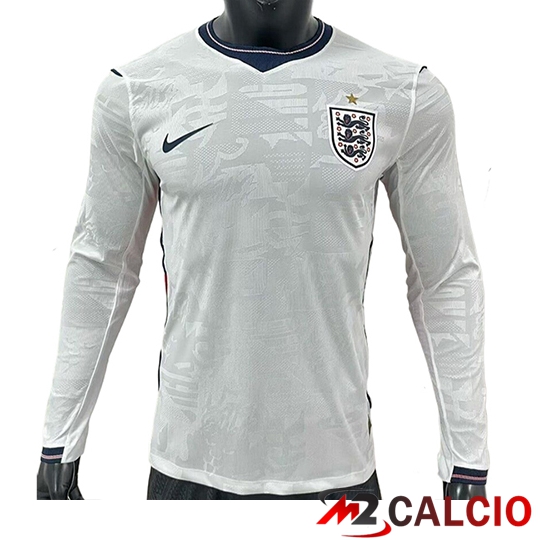 Maglie Calcio Personalizzate,Tute Calcio Squadre,Maglia Nazionale Italiana Calcio | Maglie Calcio Inghilterra Prima Manica Lunga Coppa Del Mondo 2026