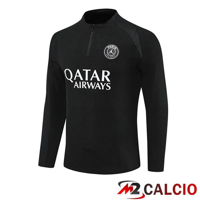 Maglie Calcio Personalizzate,Tute Calcio Squadre,Maglia Nazionale Italiana Calcio | Felpa Allenamento Paris PSG Nero 2025/2026