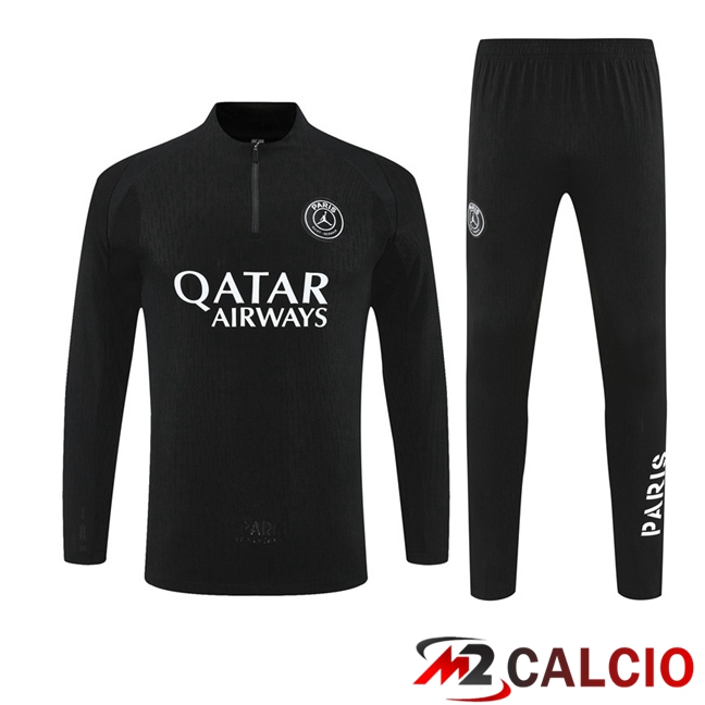 Maglie Calcio Personalizzate,Tute Calcio Squadre,Maglia Nazionale Italiana Calcio | Insieme Tuta Calcio Paris PSG Nero 2025/2026