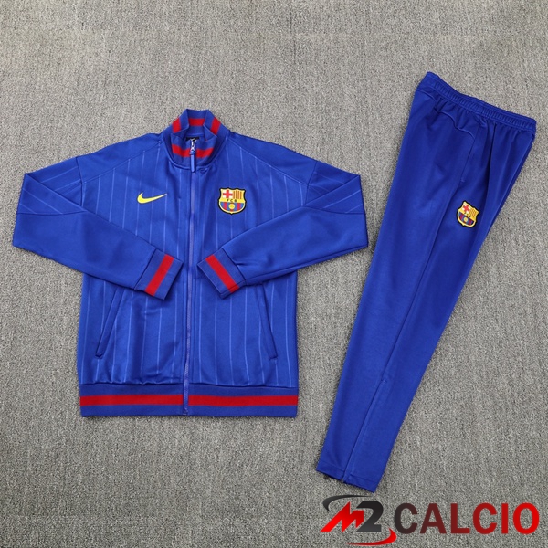 Insieme Tuta Calcio - Giacca FC Barcellona Blu 2025/2026