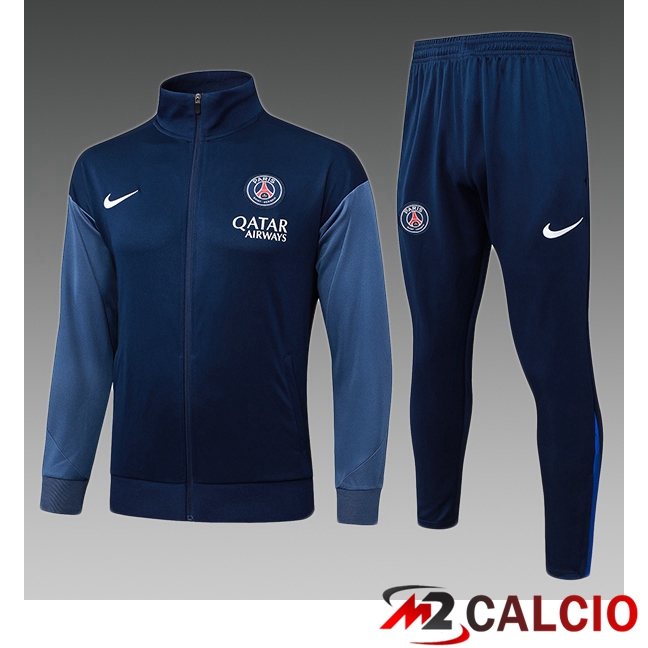 Maglie Calcio Personalizzate,Tute Calcio Squadre,Maglia Nazionale Italiana Calcio | Insieme Tuta Calcio Paris PSG Bambino Blu Reale 2025/2026