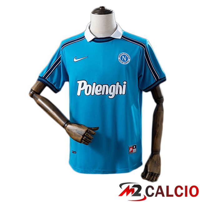 Maglie Calcio Personalizzate,Tute Calcio Squadre,Maglia Nazionale Italiana Calcio | Maglie Calcio SSC Napoli Retro Prima Blu 1998-1999