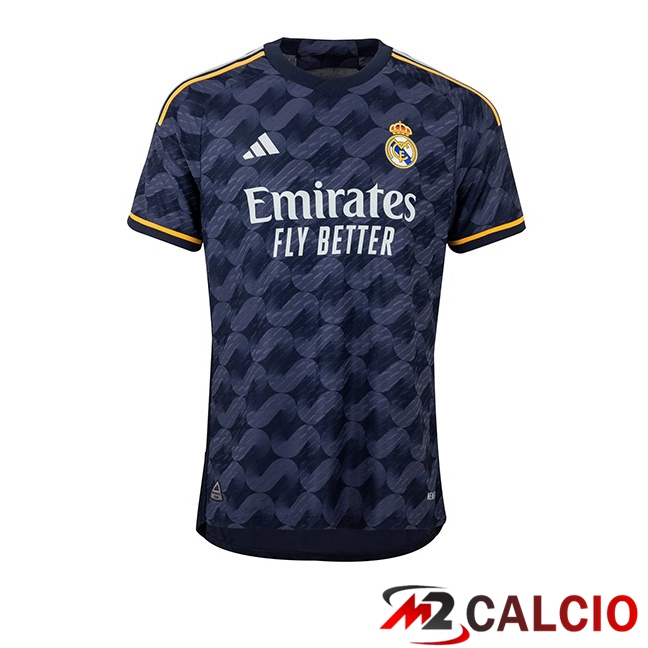 Maglie Calcio Personalizzate,Tute Calcio Squadre,Maglia Nazionale Italiana Calcio | Maglie Calcio Real Madrid Retro Seconda Blu Reale 2023-2024