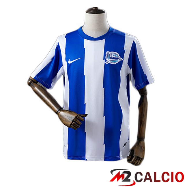Maglie Calcio Personalizzate,Tute Calcio Squadre,Maglia Nazionale Italiana Calcio | Maglie Calcio Deportivo Alaves Retro Prima Bianco Blu 2011-2012