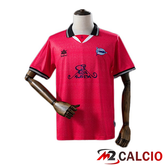 Maglie Calcio Personalizzate,Tute Calcio Squadre,Maglia Nazionale Italiana Calcio | Maglie Calcio Deportivo Alaves Retro UEFA Cup Seconda Rosa 2000-2001