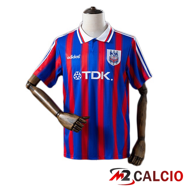 Maglie Calcio Personalizzate,Tute Calcio Squadre,Maglia Nazionale Italiana Calcio | Maglie Calcio Crystal Palace Retro Prima Blu Rosso 1996-1998