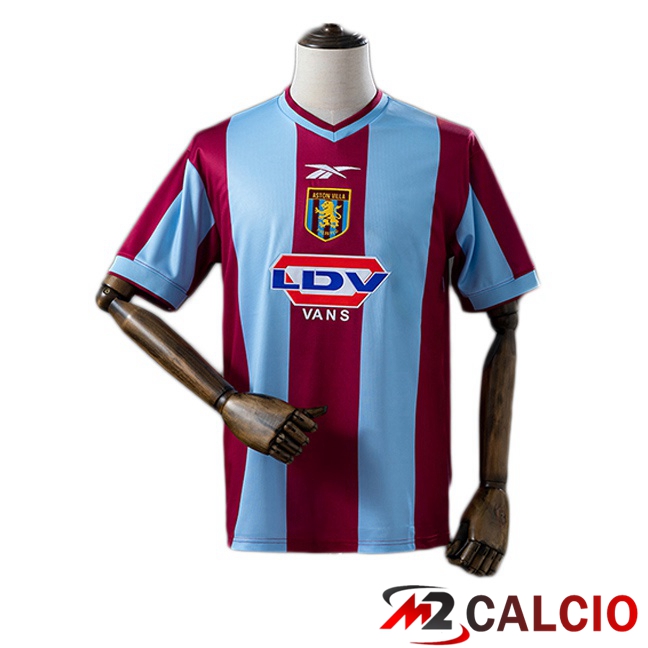 Maglie Calcio Personalizzate,Tute Calcio Squadre,Maglia Nazionale Italiana Calcio | Maglie Calcio Aston Villa Retro Prima Marrone 1999-2000