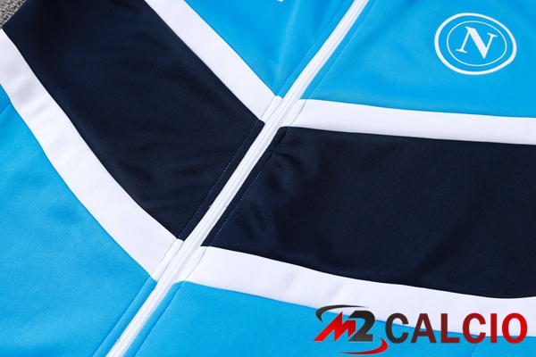 Insieme Tuta Calcio - Giacca SSC Napoli Blu 2025/2026