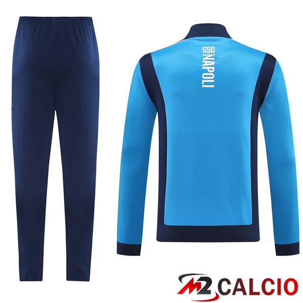 Insieme Tuta Calcio - Giacca SSC Napoli Blu 2025/2026