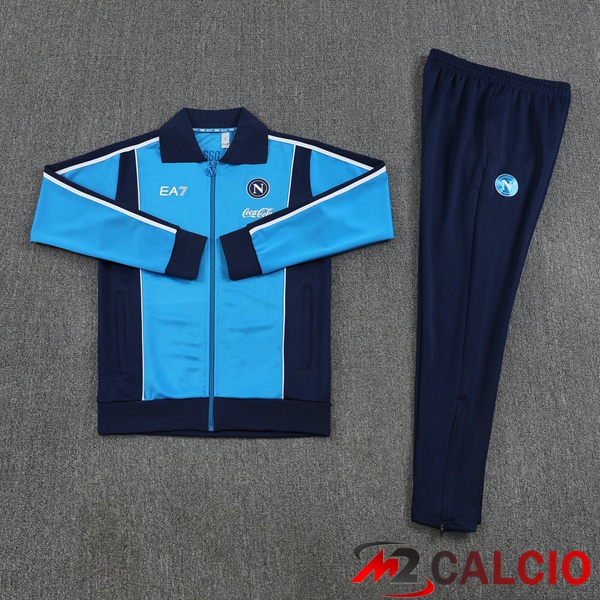 Insieme Tuta Calcio - Giacca SSC Napoli Blu 2025/2026