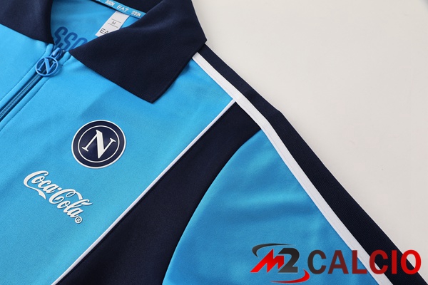Insieme Tuta Calcio - Giacca SSC Napoli Blu 2025/2026
