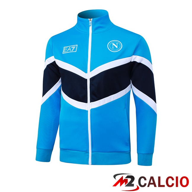 Maglie Calcio Personalizzate,Tute Calcio Squadre,Maglia Nazionale Italiana Calcio | Giacca Calcio SSC Napoli Blu 2025/2026