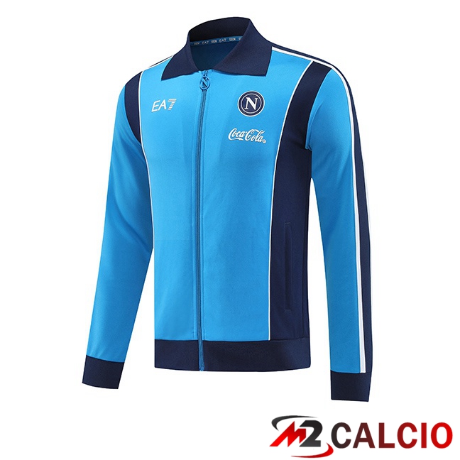 Maglie Calcio Personalizzate,Tute Calcio Squadre,Maglia Nazionale Italiana Calcio | Giacca Calcio SSC Napoli Blu 2025/2026