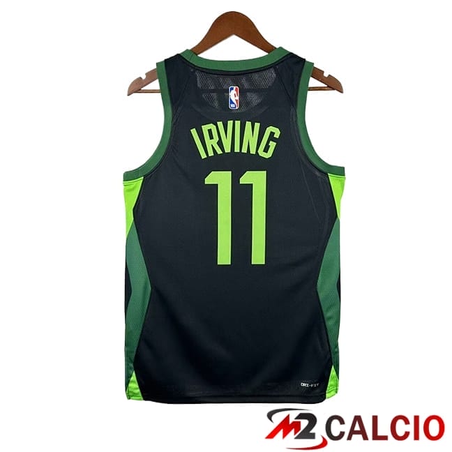 Maglie Boston Celtics (IRVING #11) 2024/2025 Nero/Verde - MD.2