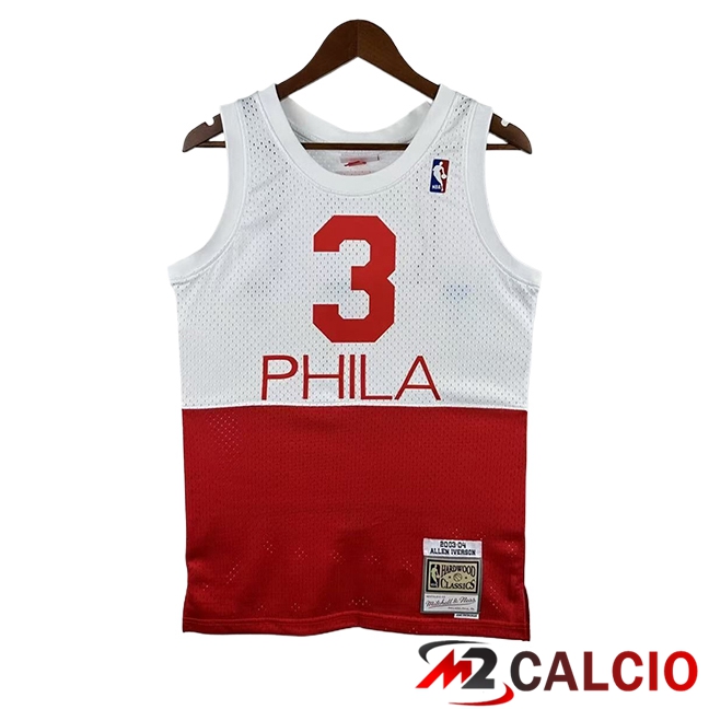 Maglie Calcio Personalizzate,Tute Calcio Squadre,Maglia Nazionale Italiana Calcio | Maglie Philadelphia 76ers (IVERSON #3) 2023/2024 Bianco/Rosso Maglie Calcio Personalizzate,Tute Calcio Squadre,Maglia Nazionale Italiana Calcio | Maglie Philadelphia 76ers (IVERSON #3) 2023/2024 Bianco/Rosso