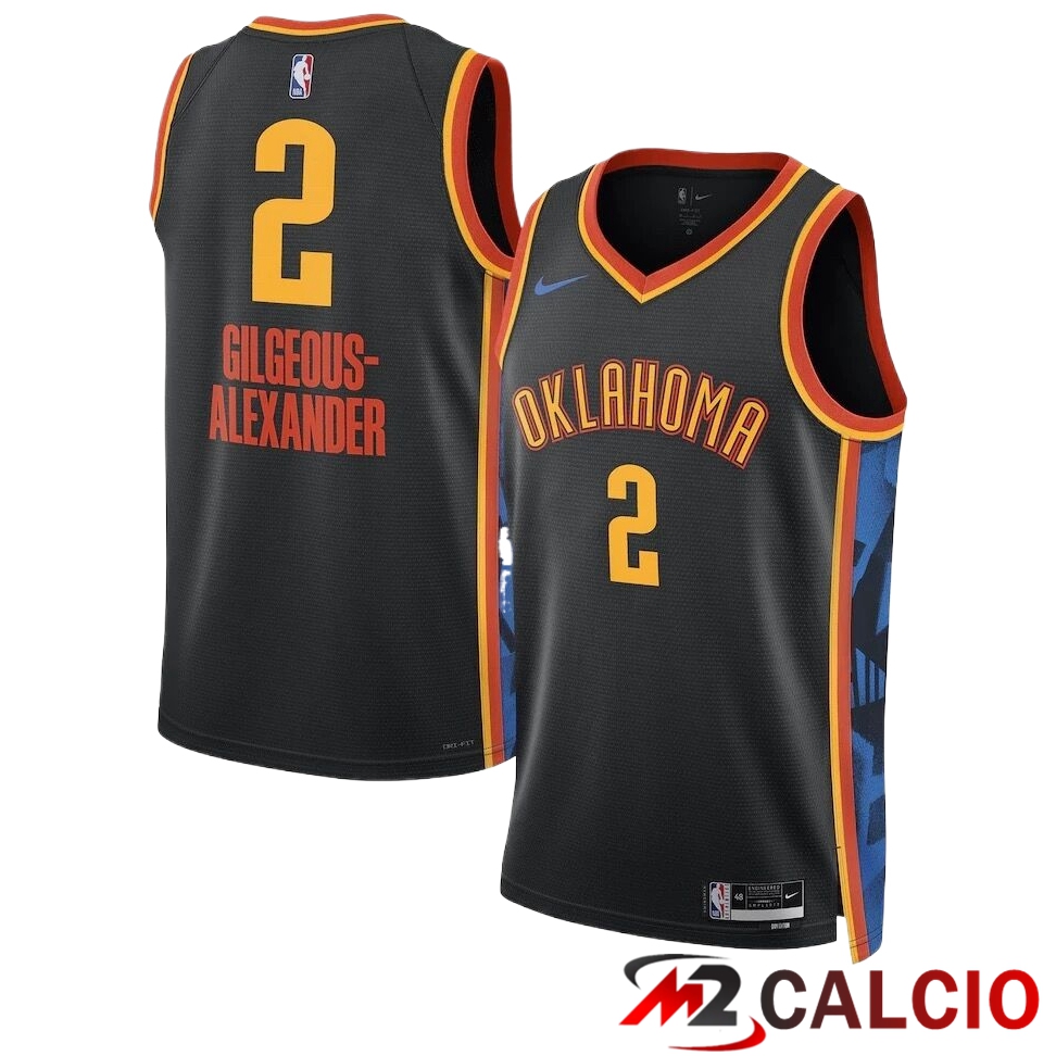 Maglie Calcio Personalizzate,Tute Calcio Squadre,Maglia Nazionale Italiana Calcio | Maglie Oklahoma City Thunder (GILGEOUS-ALEXANDER #2) 2024/2025 Nero/Arancia/Blu Maglie Calcio Personalizzate,Tute Calcio Squadre,Maglia Nazionale Italiana Calcio | Maglie Oklahoma City Thunder (GILGEOUS-ALEXANDER #2) 2024/2025 Nero/Arancia/Blu