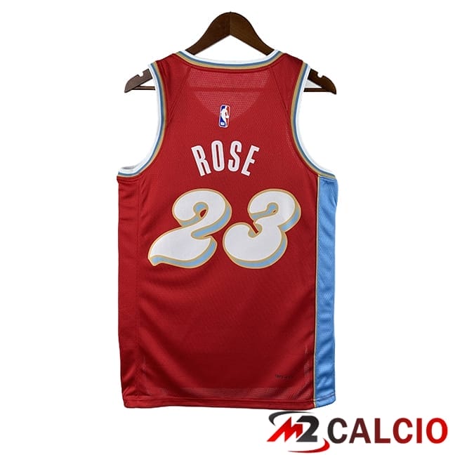 Maglie Memphis Grizzlies (Rosa #23) 2024/2025 Rosso/Blu