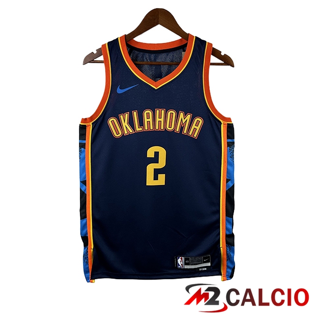 Maglie Calcio Personalizzate,Tute Calcio Squadre,Maglia Nazionale Italiana Calcio | Maglie Oklahoma City Thunder (GILGEOUS-ALEXANDER #2) 2024/2025 Blu/Arancia Maglie Calcio Personalizzate,Tute Calcio Squadre,Maglia Nazionale Italiana Calcio | Maglie Oklahoma City Thunder (GILGEOUS-ALEXANDER #2) 2024/2025 Blu/Arancia