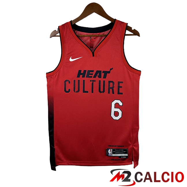 Maglie Calcio Personalizzate,Tute Calcio Squadre,Maglia Nazionale Italiana Calcio | Maglie Miami Heat (JAMES #6) 2024/2025 Rosso/Nero Maglie Calcio Personalizzate,Tute Calcio Squadre,Maglia Nazionale Italiana Calcio | Maglie Miami Heat (JAMES #6) 2024/2025 Rosso/Nero