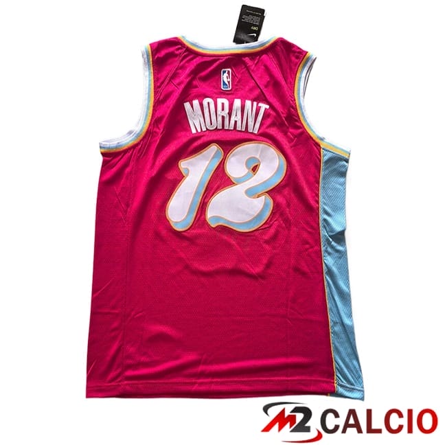 Maglie Memphis Grizzlies (MORANT #12) 2024/2025 Rosso/Blu/Bianco