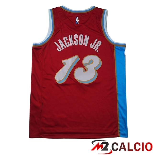 Maglie Memphis Grizzlies (JACKSON JR. #13) 2025/2026 Rosso/Blu