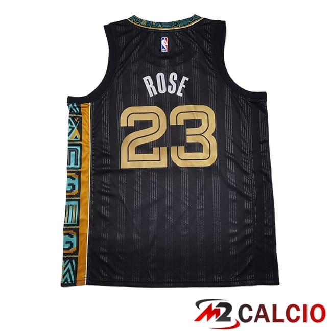 Maglie Memphis Grizzlies (Rosa #23) 2025/2026 Beige/Arancia/Nero