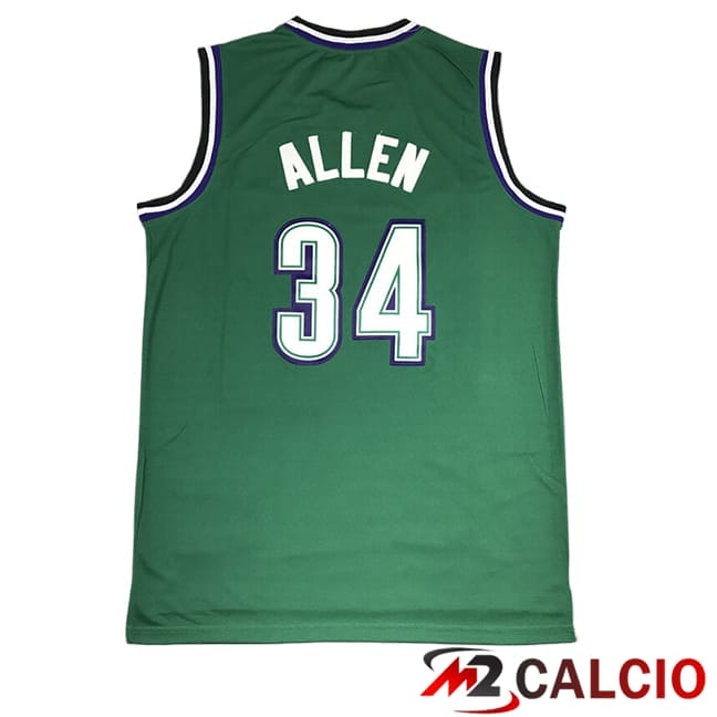 Maglie Milwaukee Bucks (ALLEN #34) 2025/2026 Verde/Viola